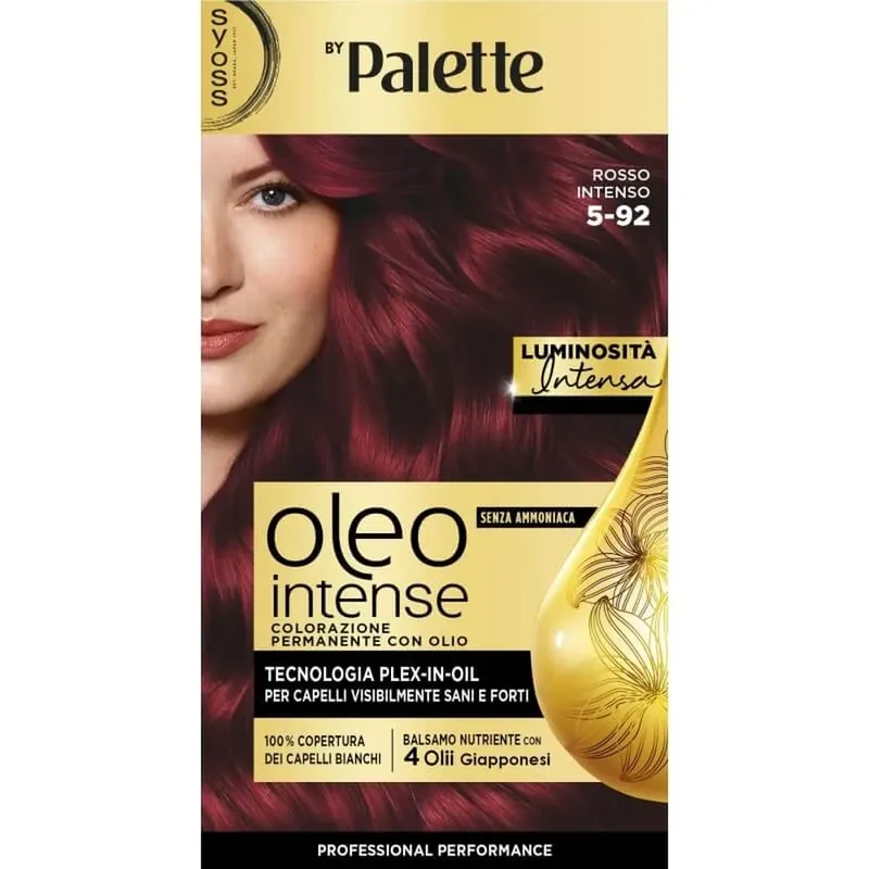 Mai ieftin Paleta Syoss Oleo Intense – vopsea permanentă nr. 5-92 roșu intens