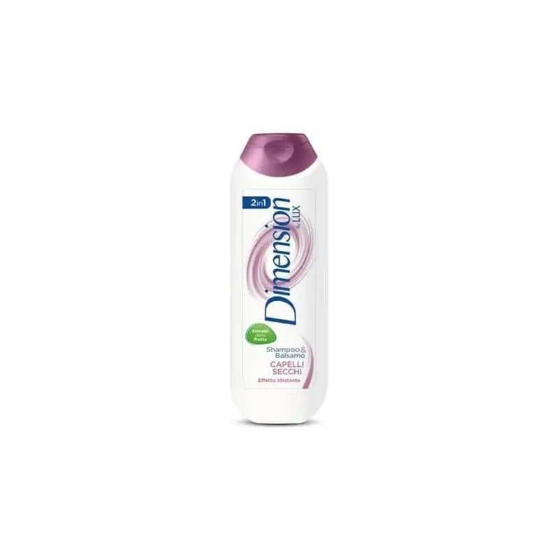 Preferatul clienților Dimension By lux 2 în 1 șampon și balsam pentru păr uscat, 250 ml