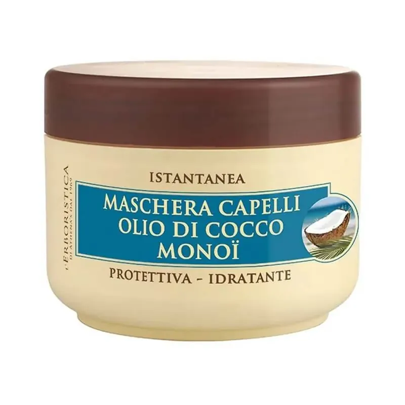 Chilipir Produse pe bază de plante Ulei de cocos și monoi – mască de păr protectoare și hidratantă, 200 ml