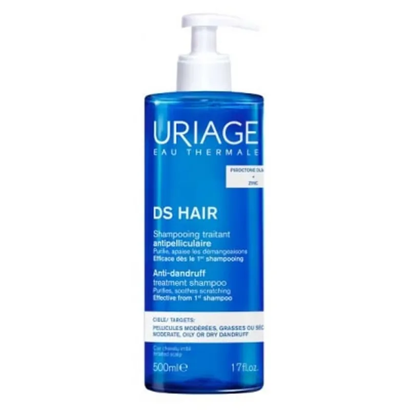 Preferatul clienților Uriage DS HAIR Șampon tratant antimătreață 500 ml