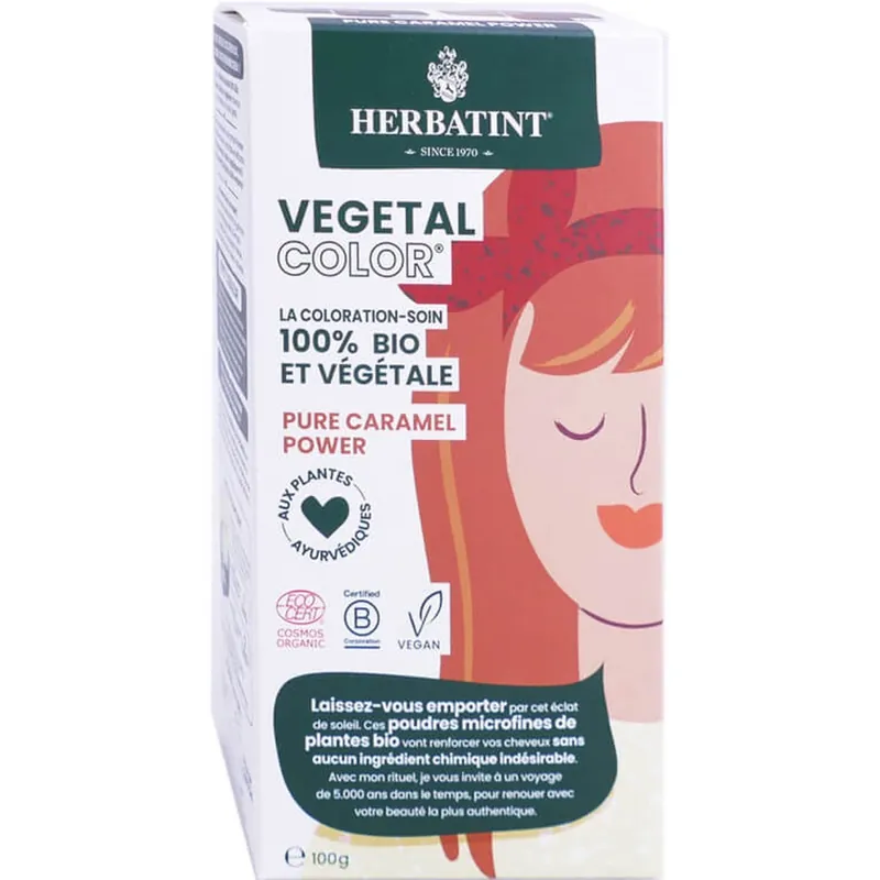 Ieftin HERBATINT VEGETAL COLOR BIO PURE CARAMEL POWER 100 g