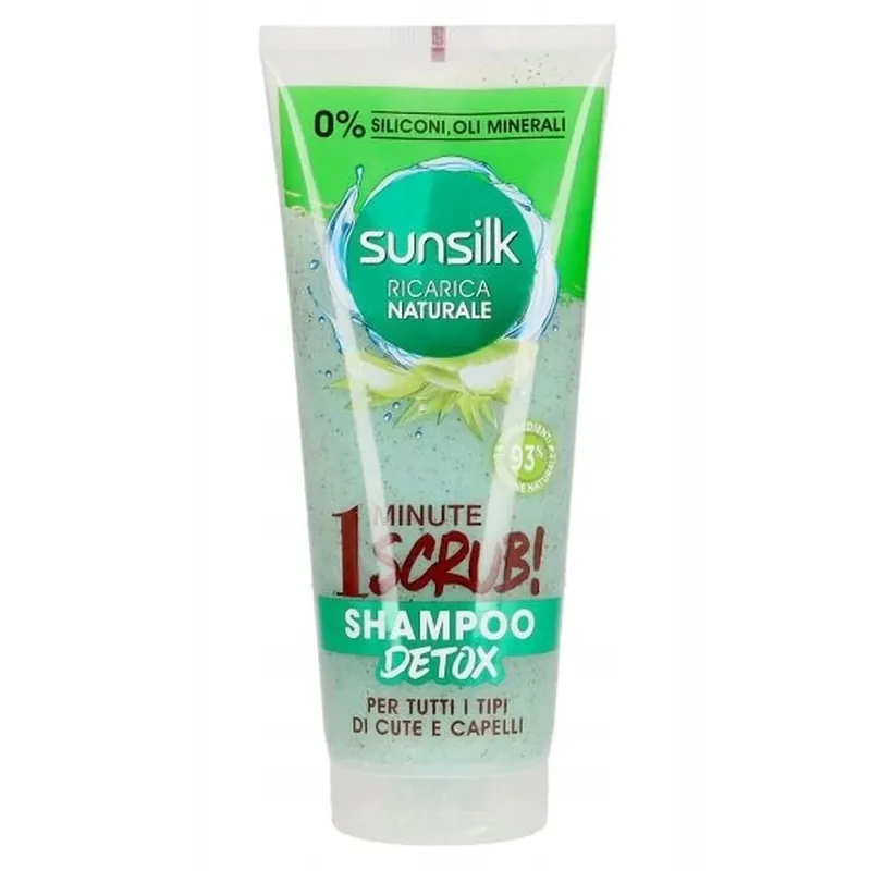 Șampon Sunsilk Detox Scrub în 1 minut, 200 ml Reducere extra