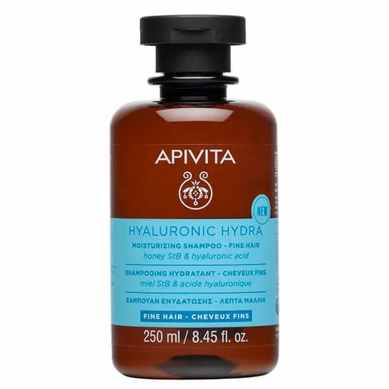 Apivita Hyaluronic Hydra Șampon hidratant pentru păr fin Șampon hidratant pentru păr fin 250ml Preferatul clienților