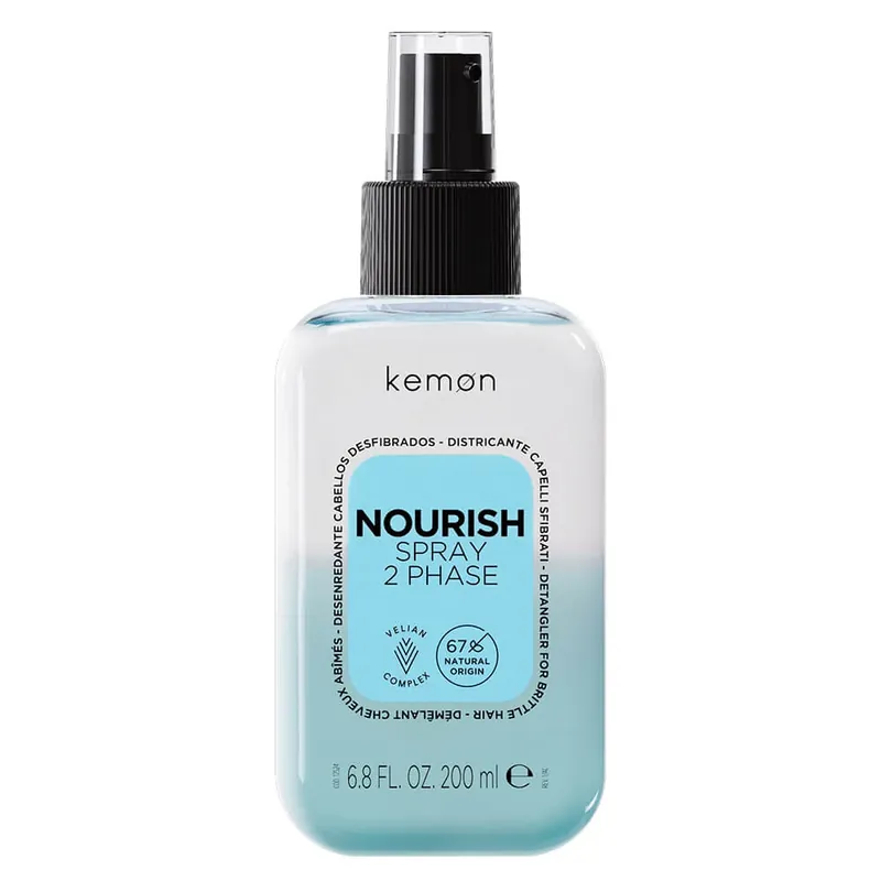 Expediere rapidă Spray bifazic de hidratare pentru par Nourish, 200 ml, Kemon