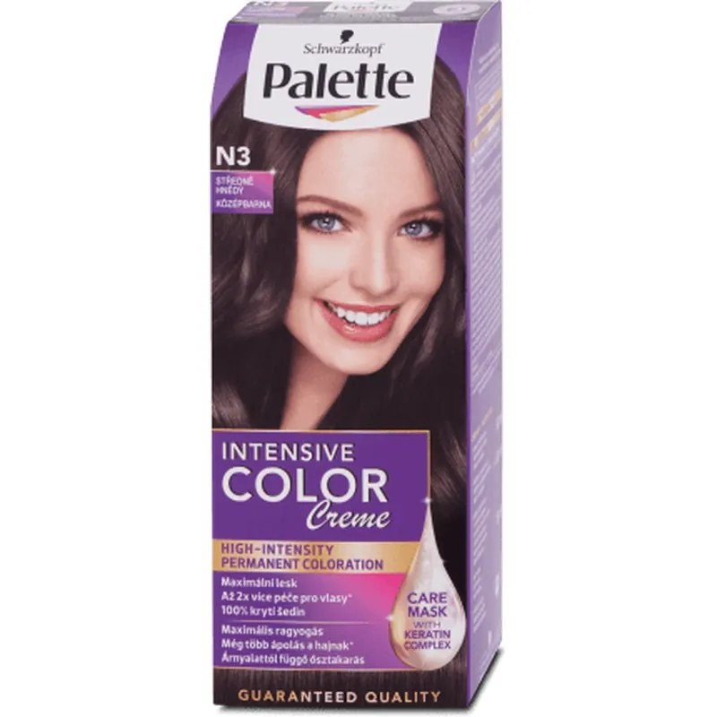 Palette Intensive Color Creme Vopsea permanentă N3 (4-0) Şaten mediu, 1 buc Disponibil imediat
