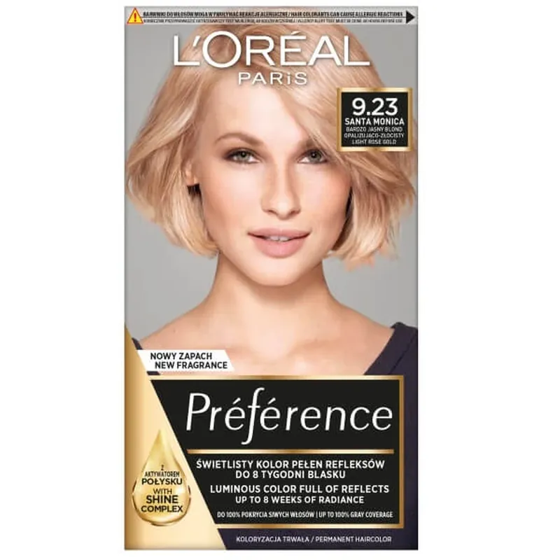 L Oreal Paris Preference, Culoarea parului 9.23 Santa Monica Preț promoțional
