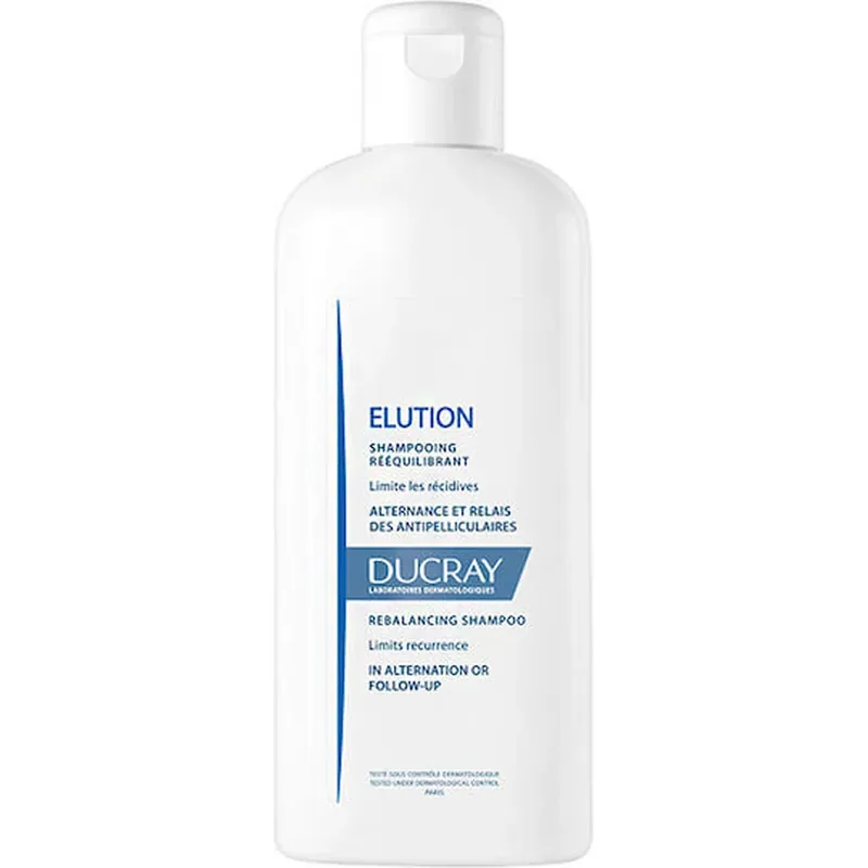 Ducray Elution Sampon de Par pentru Scalp Sensibil împotriva Mătreții și Căderii Părului pentru Toate Tipurile de Păr 200ml Plată sigură