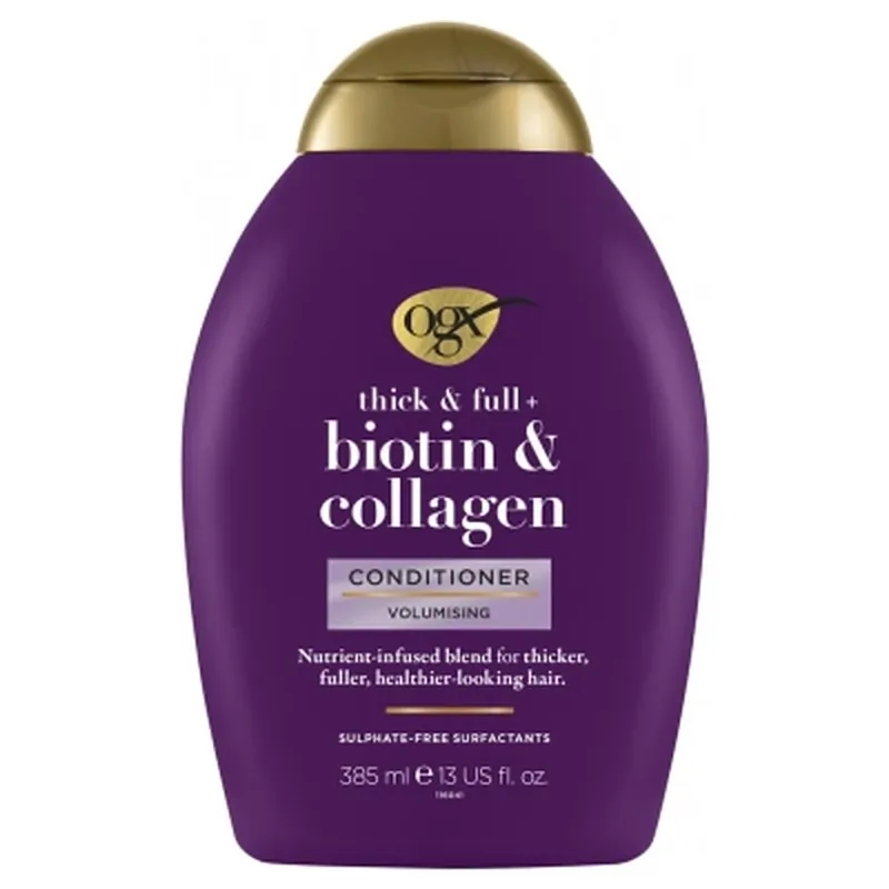 Ogx Balsam de păr cu biotină și colagen 385 ml Premium