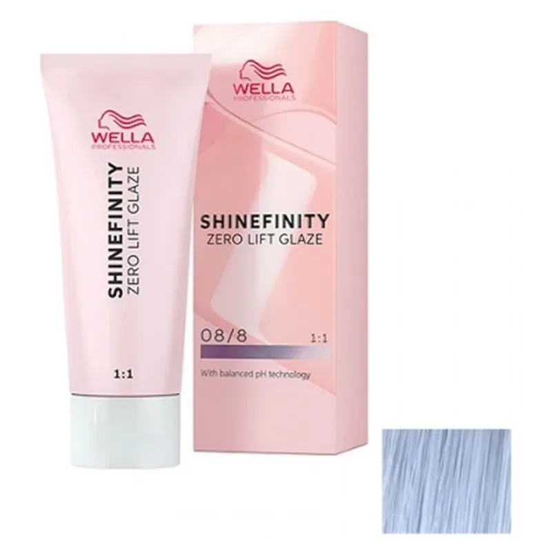 Ultima șansă Wella Vopsea de păr semipermanentă 08/8 Blue Pearl Shinefinity