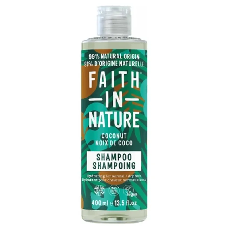 Faith In Nature Șampon cu cocos pentru păr normal și uscat 400 ml Ofertă