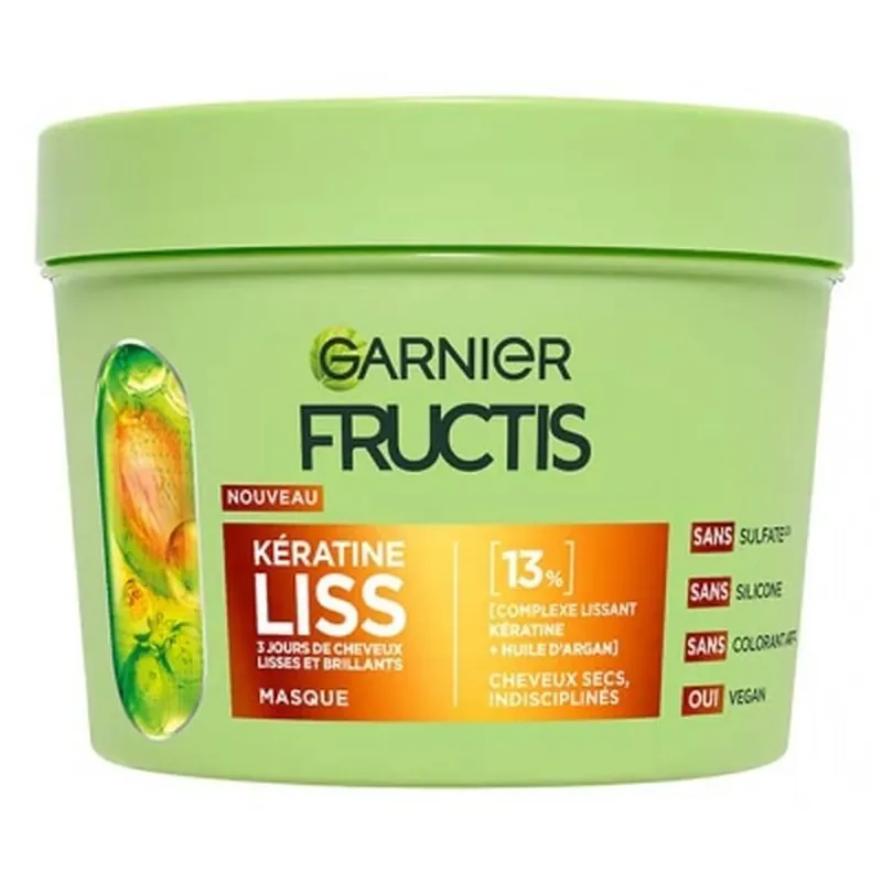 Garnier Fructis Keratin Liss Mască 370 ml Preferatul clienților