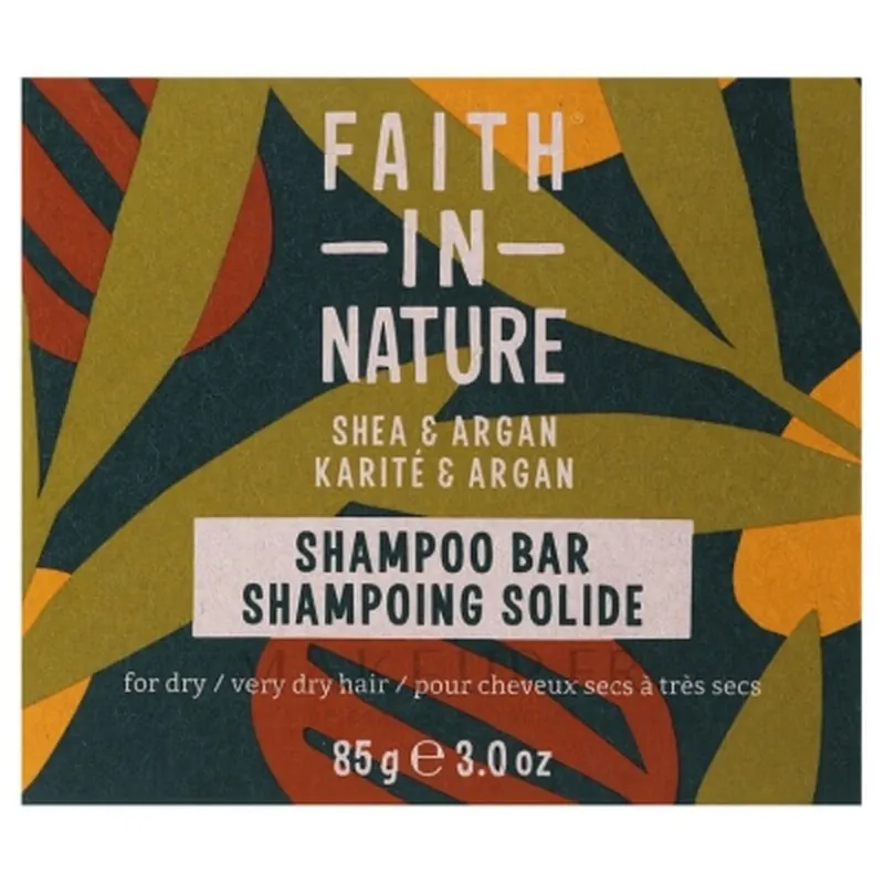 Faith In Nature Șampon solid cu unt de shea și ulei de argan 85 g Calitate înaltă