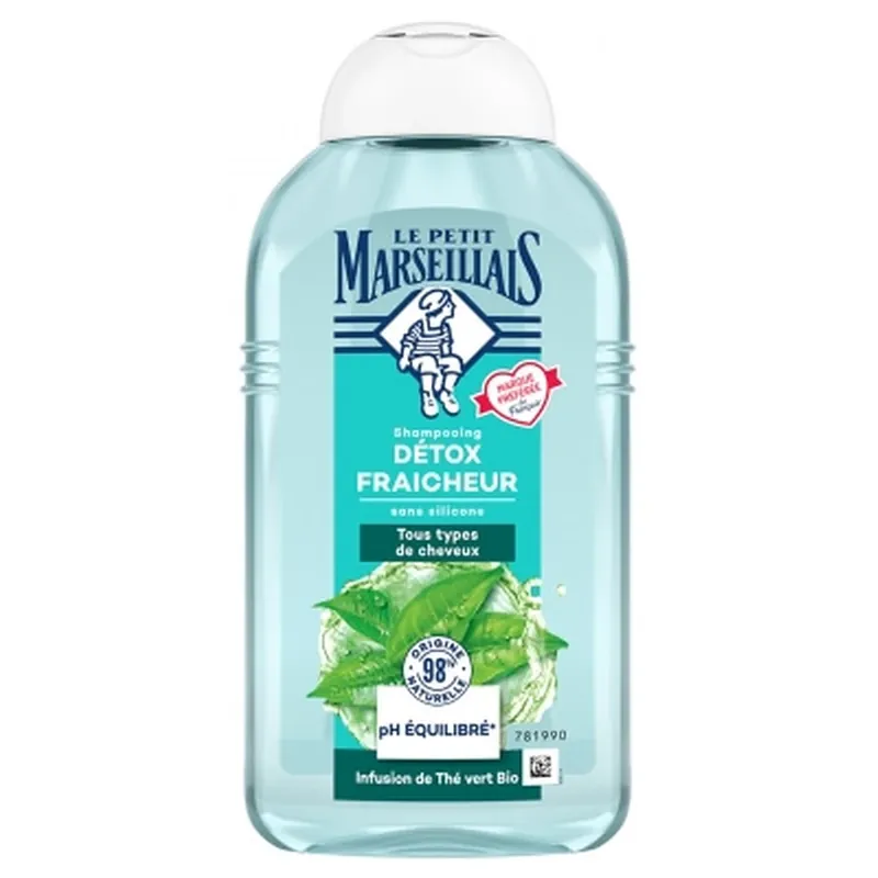 Comandă acum Le Petit Marseillais Șampon detoxifiant cu efect de prospețime, cu infuzie de ceai verde organic, 250 ml
