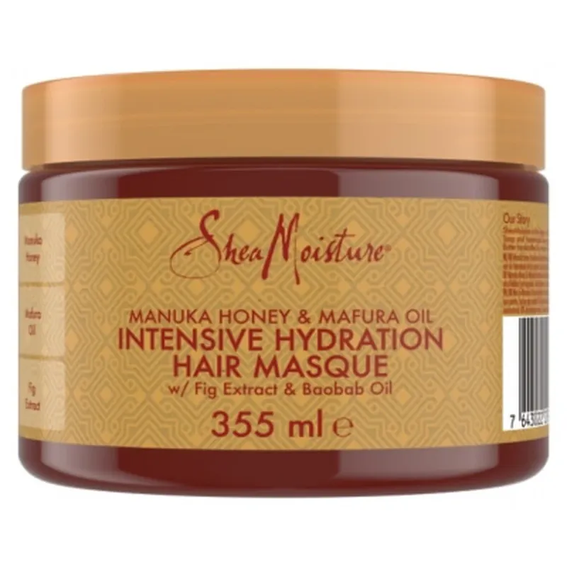 SheaMoisture Miere de Manuka și ulei de Mafura – Mască superhidratantă 355 ml Chilipir
