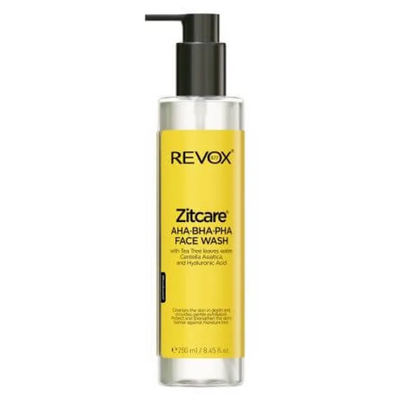 Nu rata Gel de curatare pentru fata cu AHA BHA PHA Zitcare, 250 ml, Revox