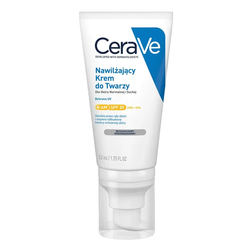 Cremǎ hidratantǎ de față CeraVe, SPF 30, ten normal și uscat, 52 ml, L‘Oréal Reducere