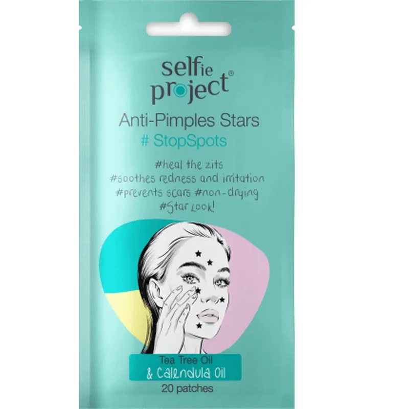 Preferatul clienților Selfie Project Plasturi anti-coșuri, 20 buc