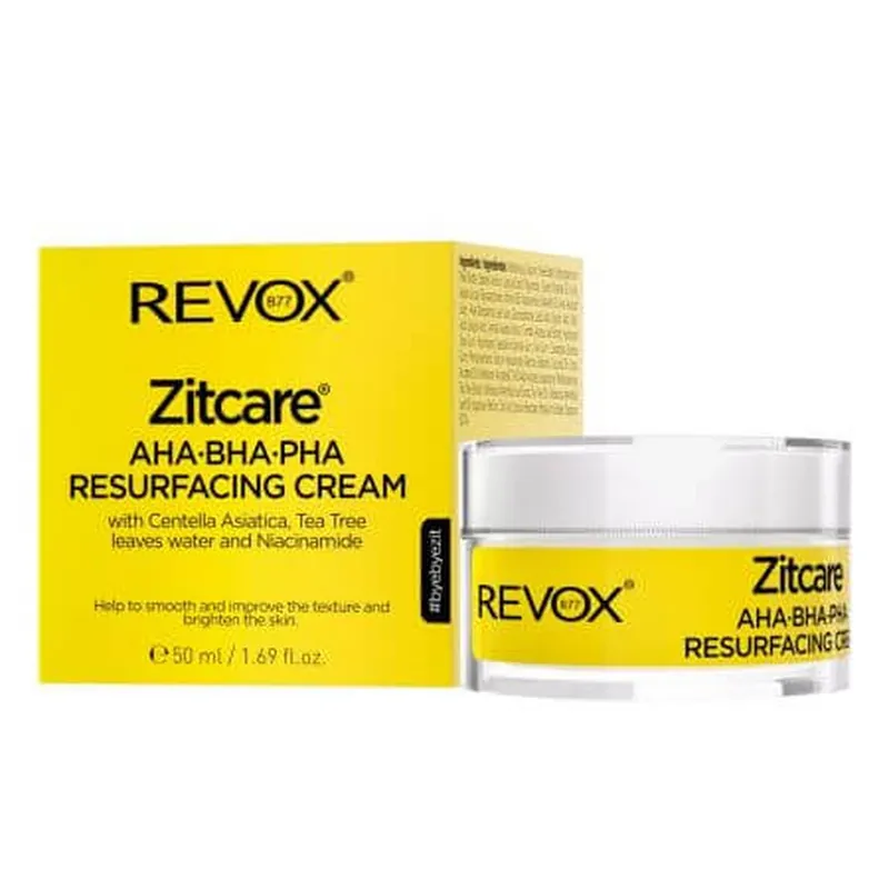 Crema regeneratoare pentru fata cu AHA BHA PHA Zitcare, 50 ml, Revox Ultima șansă