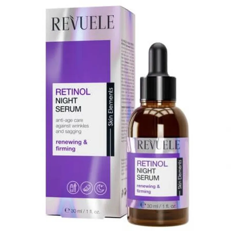Doar azi Serum de fata de noapte antirid cu Retinol, 30 ml, Revuele