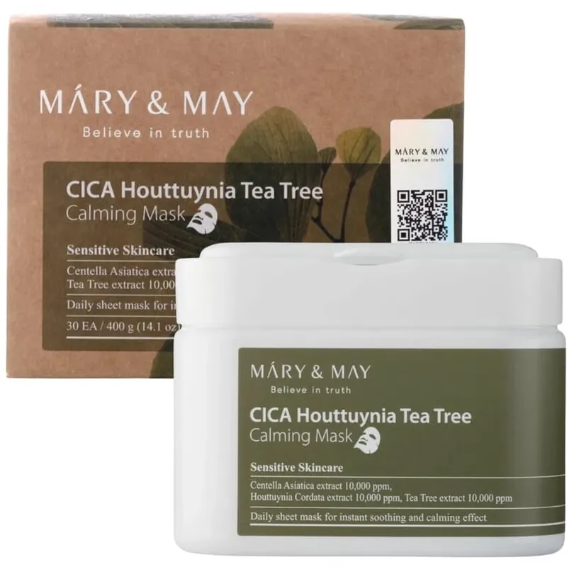 Reducere Mary&May CICA Houttuynia Tea Tree Calming Mask set de 30 ...