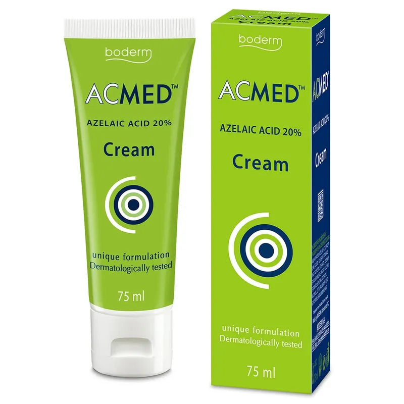 Acmed Cream, Cremă pentru ten gras cu imperfecțiuni, Acid azelaic 20%, 75 ml Plată sigură