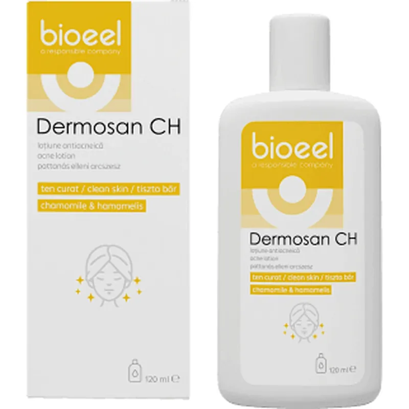 Bioeel Loțiune anti acneică cu extract de mușețel, 120 ml Ofertă limitată