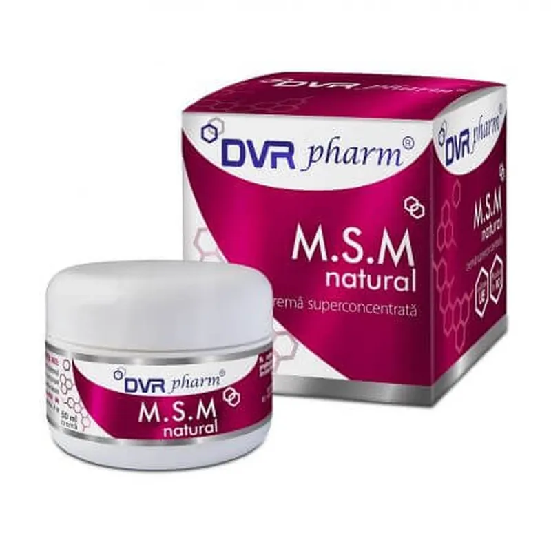 Livrare rapidă Crema MSM Natural, 50 ml, Dvr Pharm