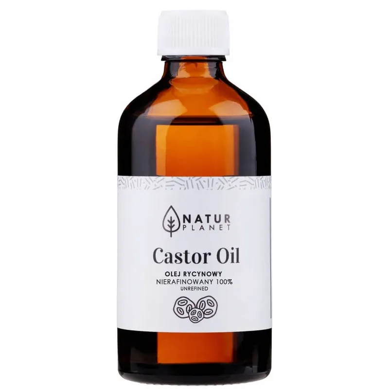 Natur Planet, ulei de ricin, nerafinat 100%, 100 ml Livrare expres