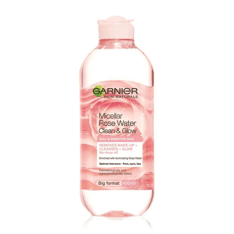Apa micelara imbogatita cu apa de trandafir Skin Naturals, 400 ml, Garnier Comandă acum