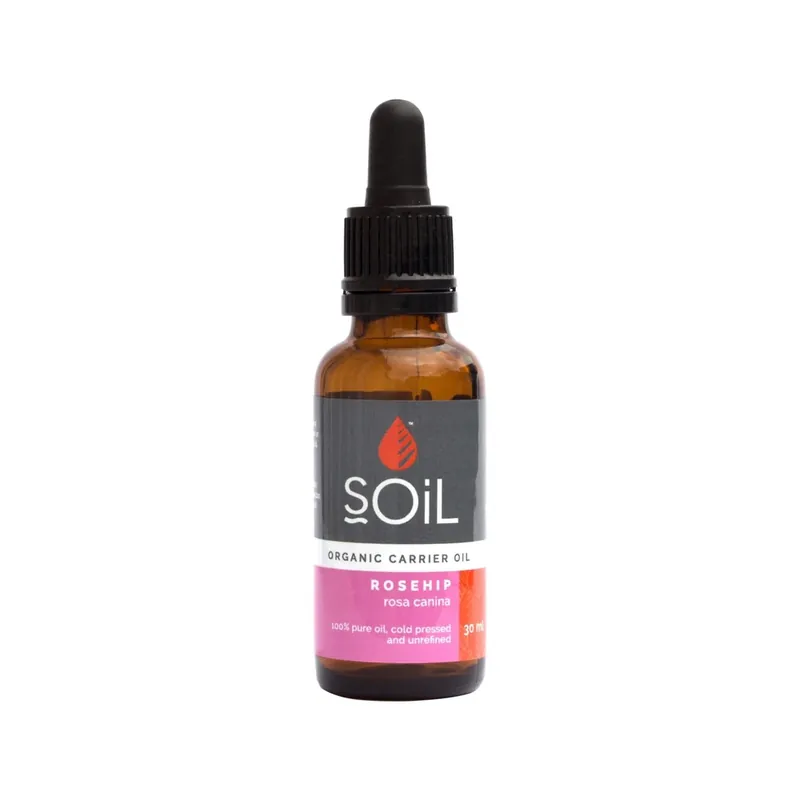 Ulei de tip Baza Macese (Rosa canina) Pur Presat la Rece 100% Organic ECOCERT, 30 ml, SOiL Reducere specială