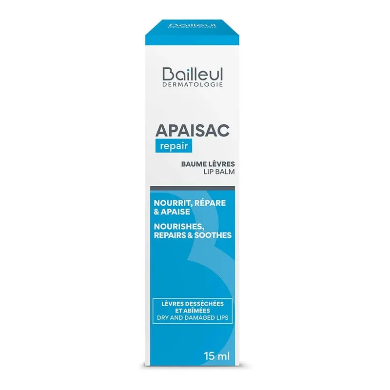 Vezi acum Bailleul Apaisac Balsam de buze Piele sensibilă, uscată și fragilizată 15ml