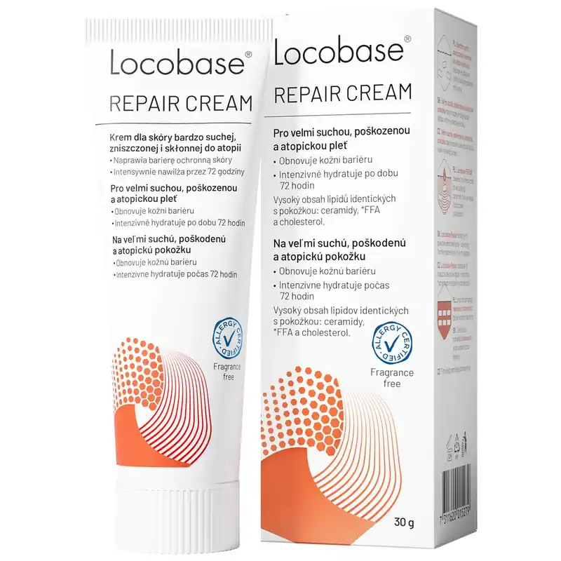 Chilipir Locobase Repair (anterior Nanobase), cremă pentru piele uscată, deteriorată și atopică, 30 g