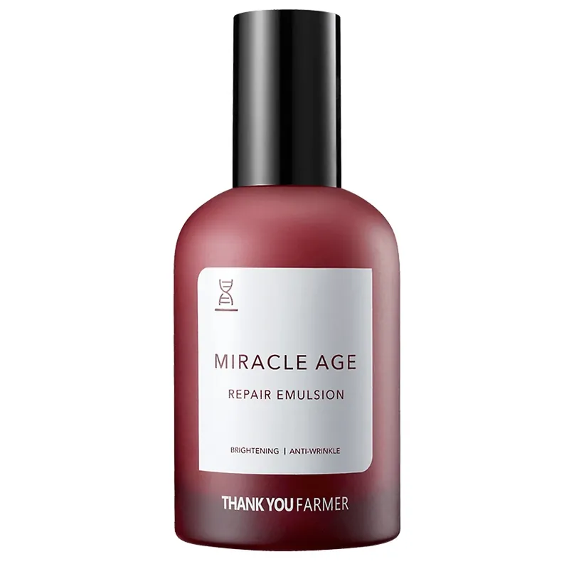 Disponibil imediat Thank You Farmer Miracle Age Repair Emulsion Emulsie hrănitoare bogată 150ml