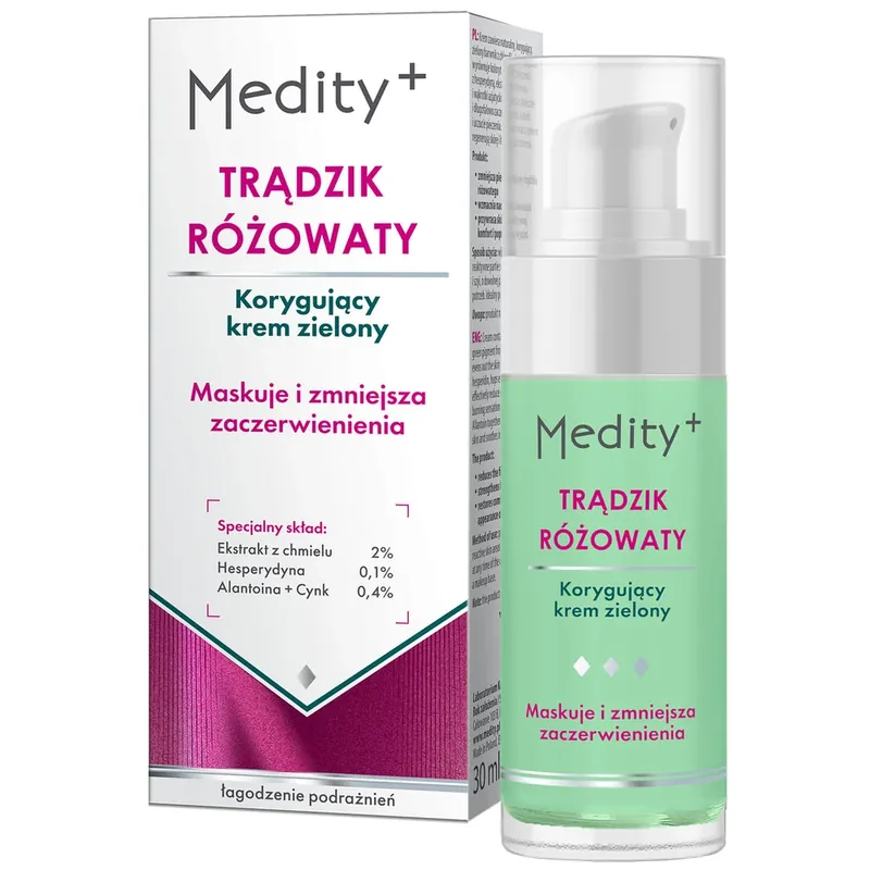Plată sigură Ava Medity cremă de corectare a rozaceei, verde, 30 ml