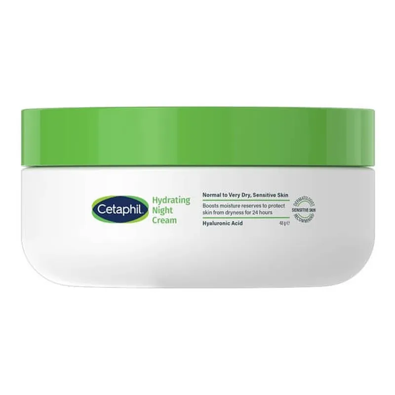 Preferatul clienților Cetaphil Hydrating Night Cream, cremă hidratantă pentru față, cremă de noapte, 48 g