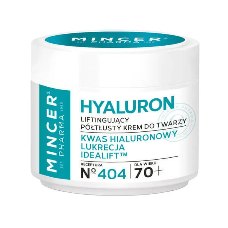 Discount Mincer Pharma Hyaluron 70+ Lifting Crema de față nr.404, 50 ml
