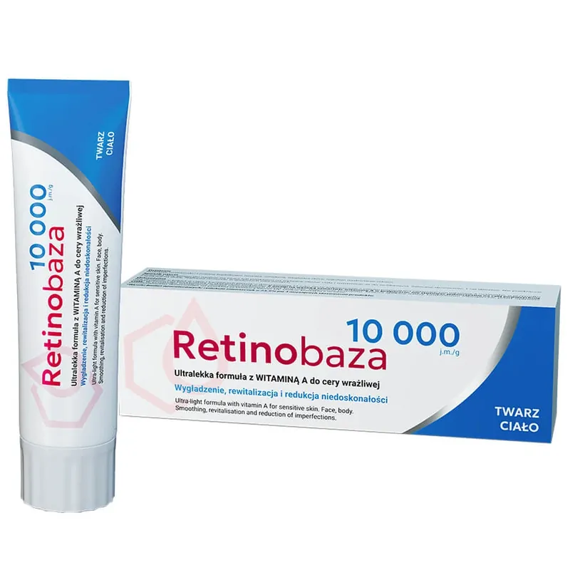 Promoție Retinobaza 10 000, formulă ultra-light cu vitamina A, pentru față și corp, 30 g