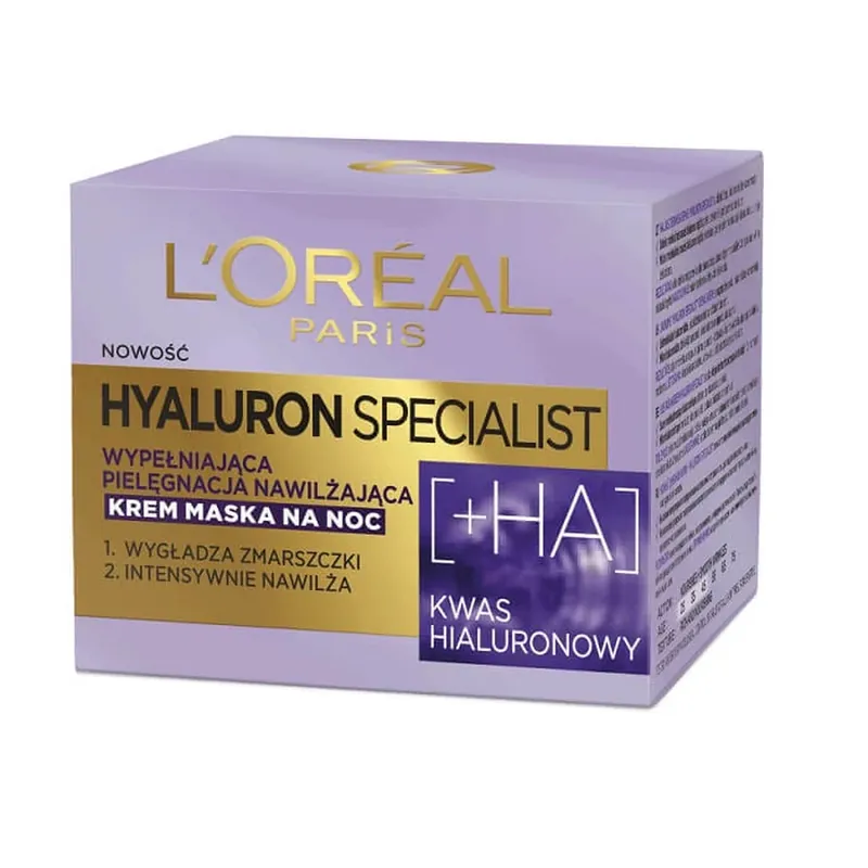 L oreal Hyaluron Specialist Cremă de noapte, 50 ml. Retur ușor