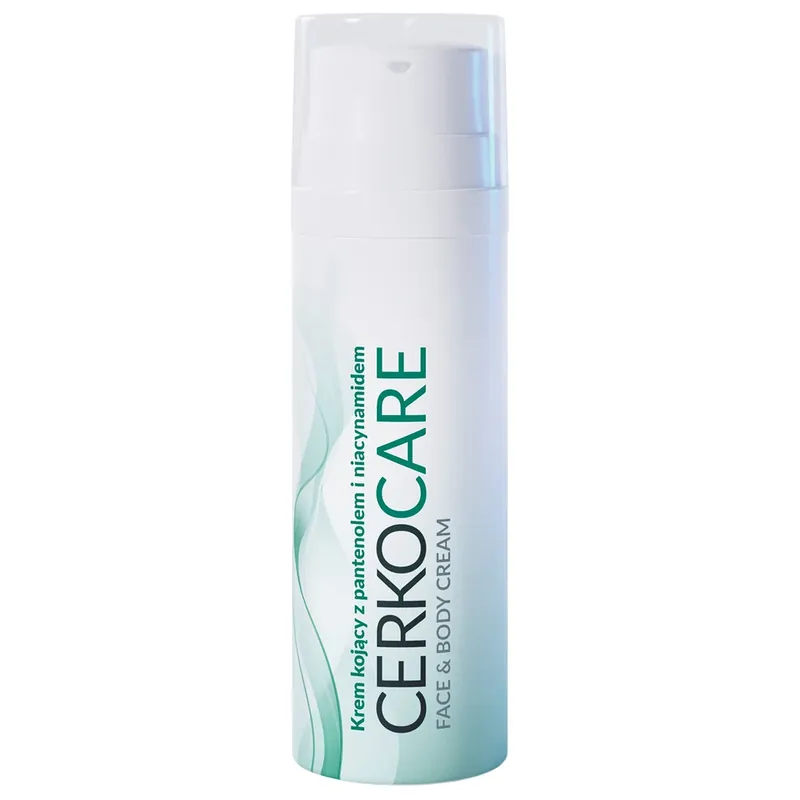 Cerkocare, cremă calmantă cu pantenol și niacinamidă, 50 ml Premium