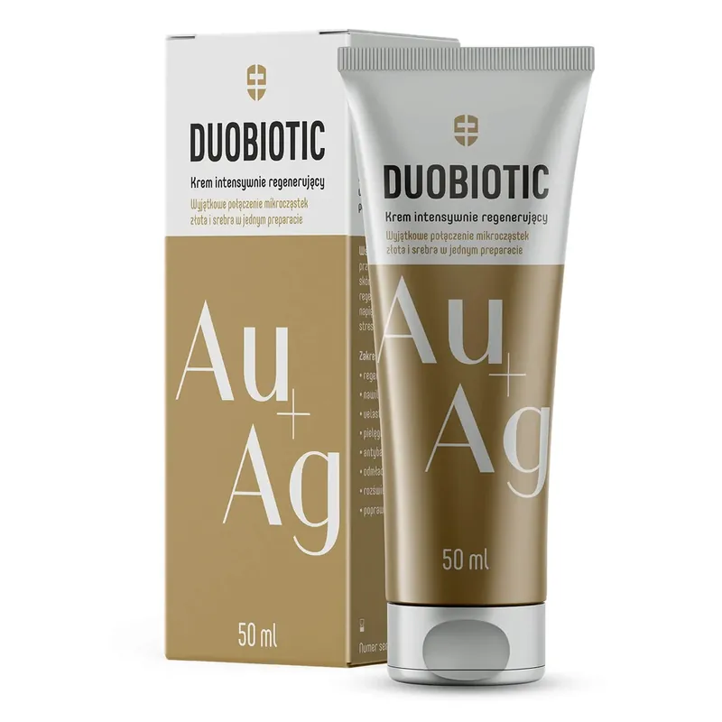 Chilipir Duobiotic Au+Ag, Cremă regeneratoare intensivă cu aur și argint, 50 ml