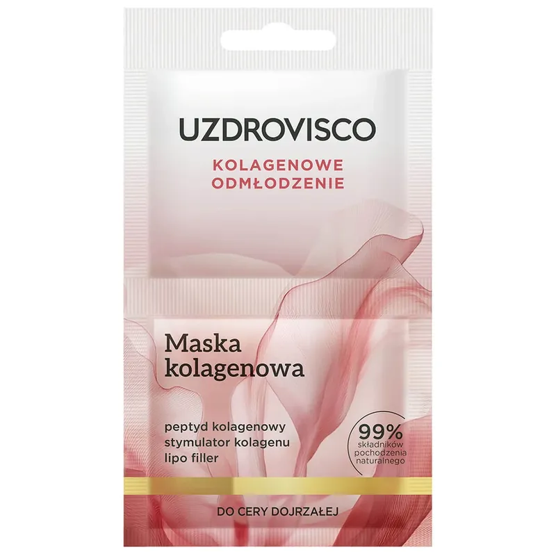 Nu rata Uzdrovisco Collagen Renewal, mască cu colagen, piele matură, 2 x 5 ml