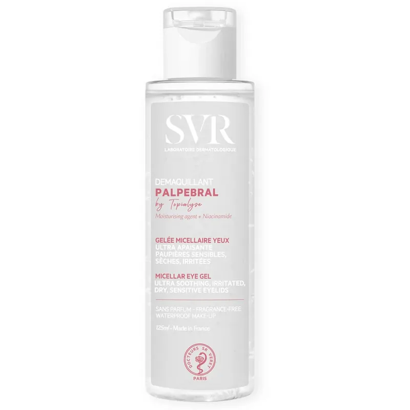 Preț promoțional SVR Palpebral Makeup Remover, gel micelar pentru demachiere în jurul ochilor, 125 ml