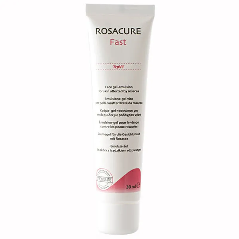 Retur ușor Synchroline Rosacure Fast TrpV1, gel-emulsie facială, rozacee, 30 ml