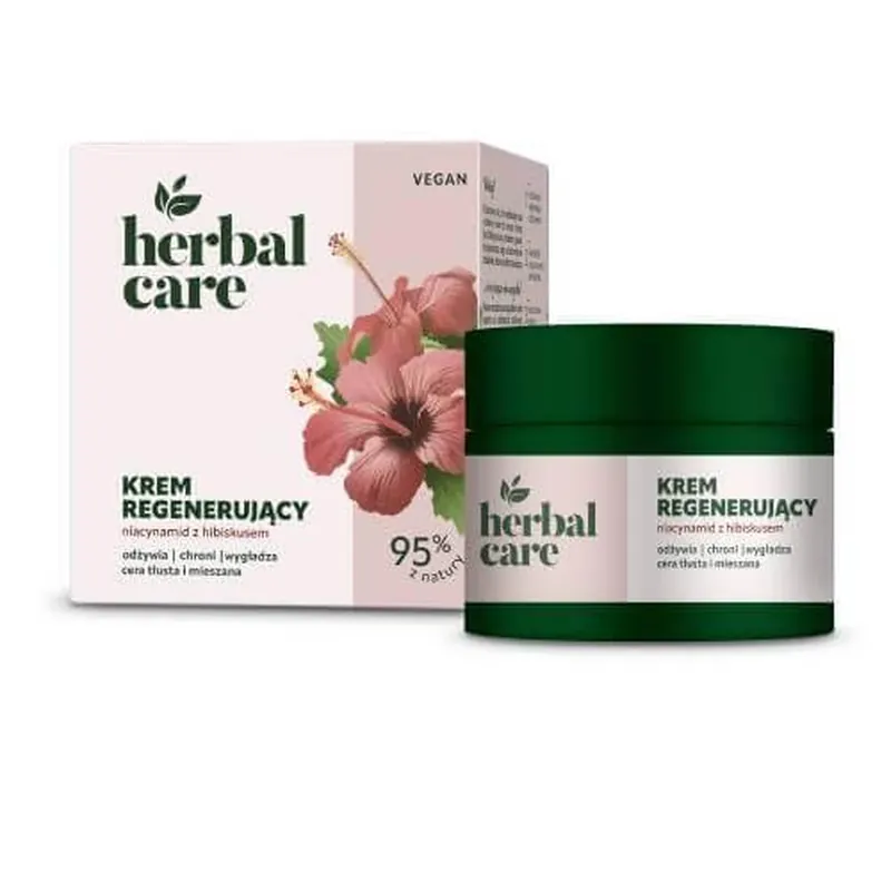FARMONA HERBAL CARE Cremă regenerantă cu niacinamidă și hubiscus, 50 ml Ofertă de sezon