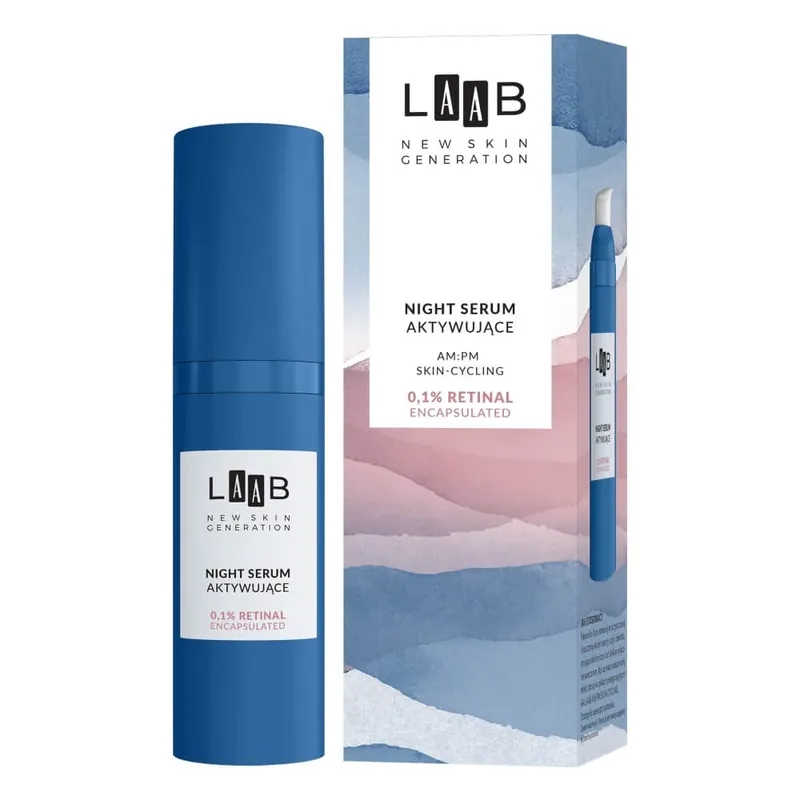 Premium Oceanic AA LAAB AM PM Ser activator de noapte 0,1% retină încapsulată, 30 ml