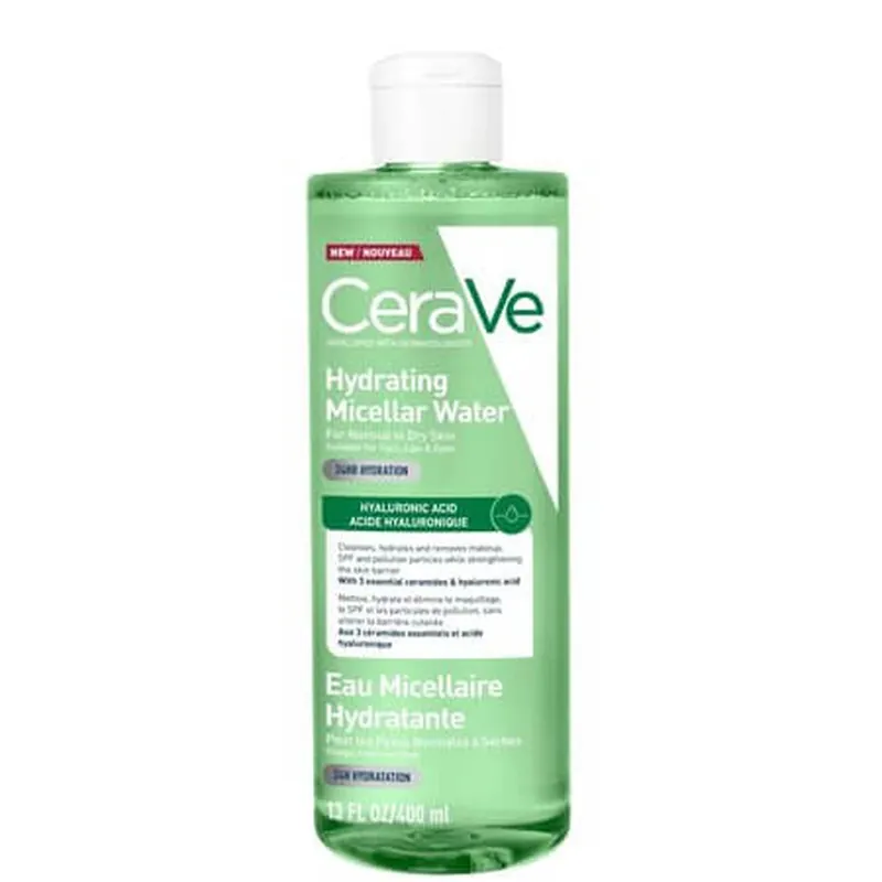 Apa micelara hidratanta pentru ten normal si uscat, 400 ml, CeraVe Reducere