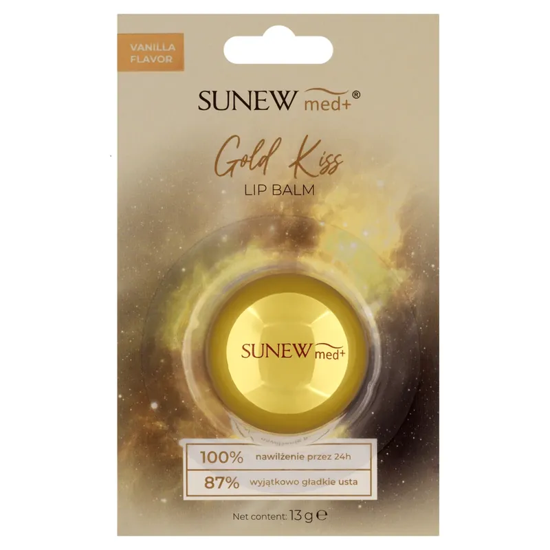 SunewMed+ Gold Kiss, balsam de buze, vanilie, 13 g Bestseller