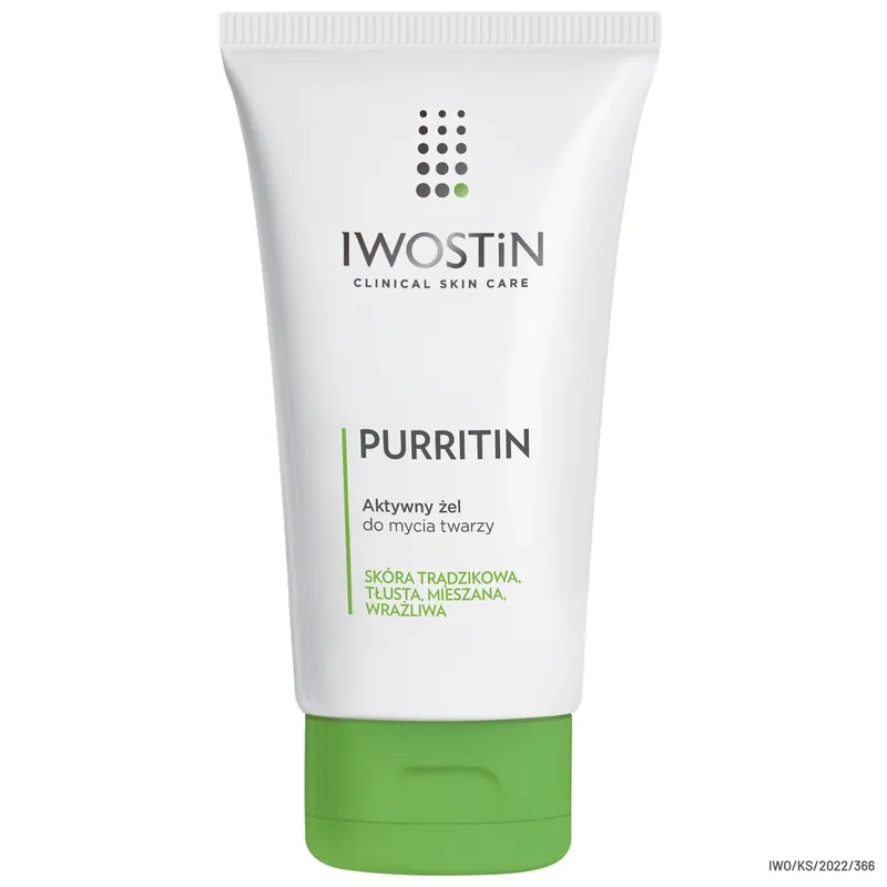 Iwostin Purritin, gel activ de curățare a feței, 150 ml Chilipir