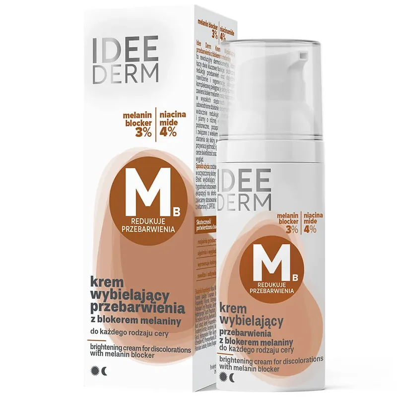 Mai ieftin Idee Derm, cremă de albire a imperfecțiunilor cu blocant de melanină, 50 ml