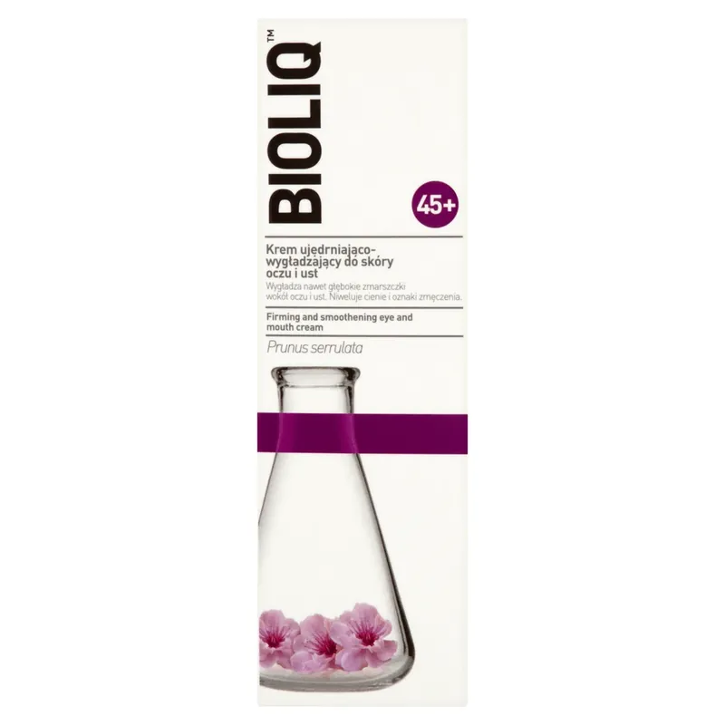 Ieftin Bioliq 45+, Cremă de întărire și netezire pentru ochi și buze, 15 ml